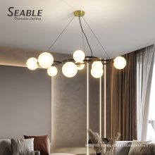 Hot sale high quality modern black living room dining room chandelier lamp